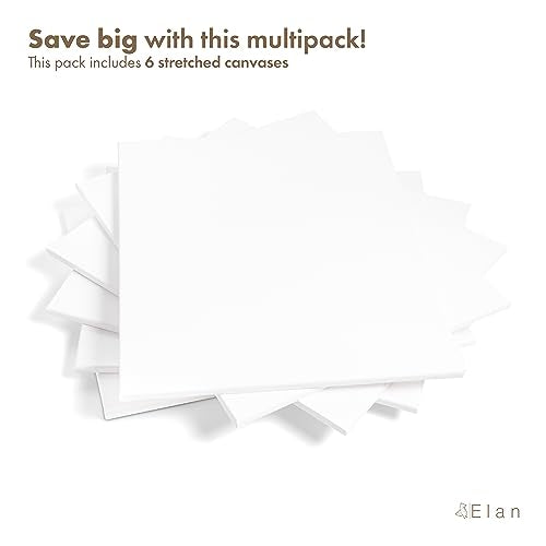 Stretched Canvases Multi-Pack Blank Canvas for Painting U684