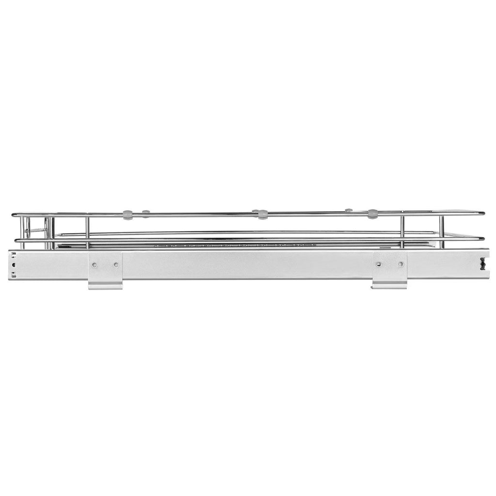 Chrome Steel Pull Out Cabinet Organizer with Sliding Shelves U13549