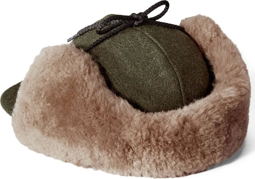 Forest Green Double Mackinaw Cap XL J453