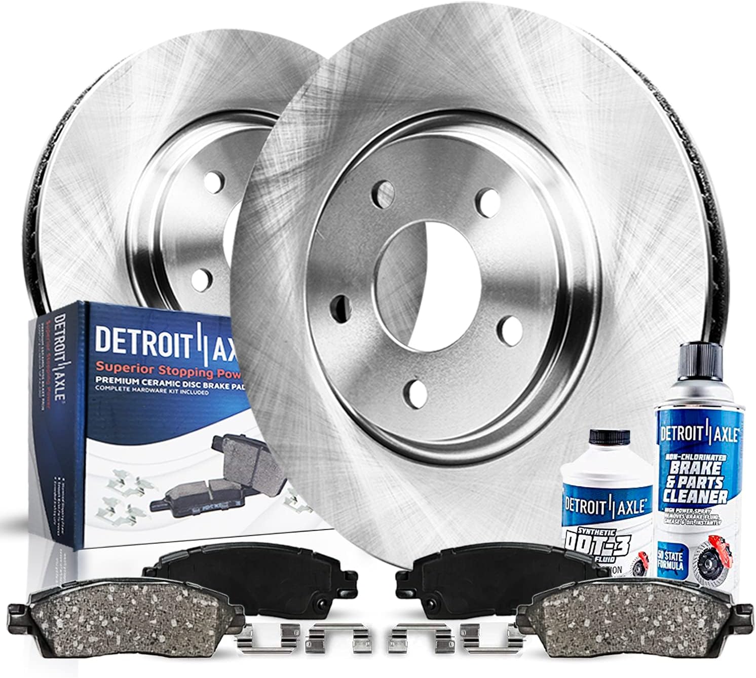 Front Brake Kit Ceramic Brake Rotors and Pads 12.64 inch Z3030