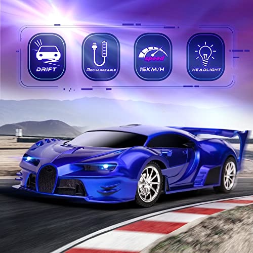 Red 2.4Ghz Rechargeable 1/18 RC Car Q2552