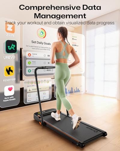 Compact Folding Treadmill with Safety Handle R831