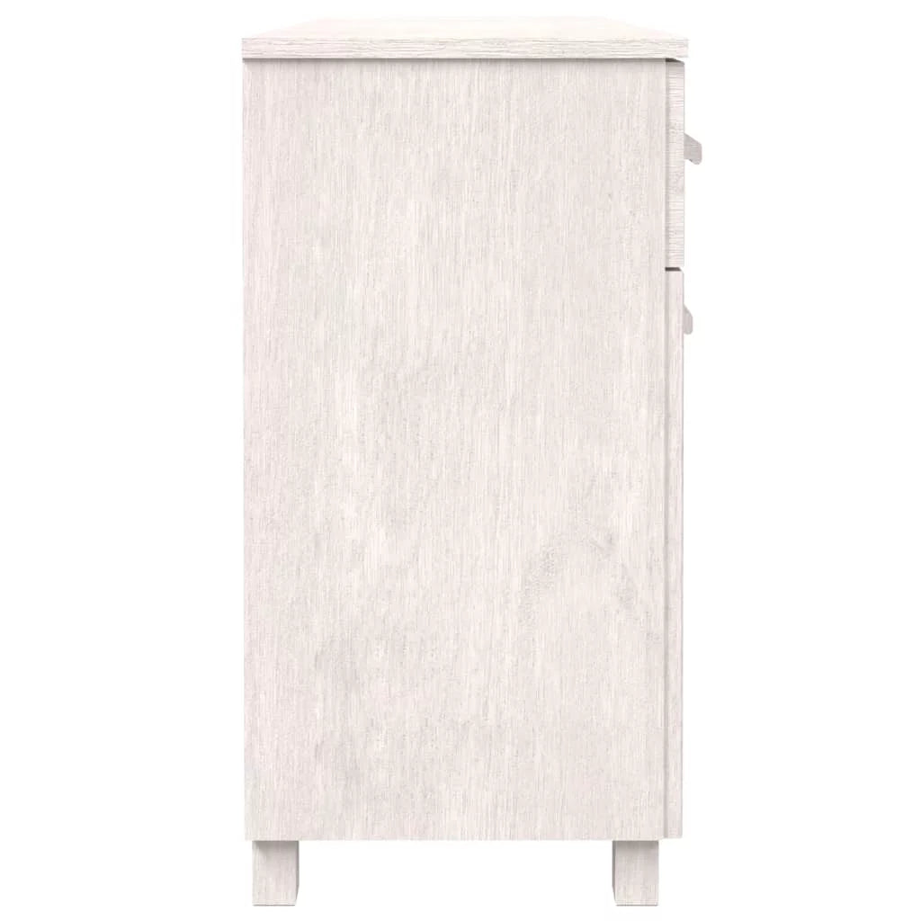 White Solid Wood Pine Sideboard Z16892