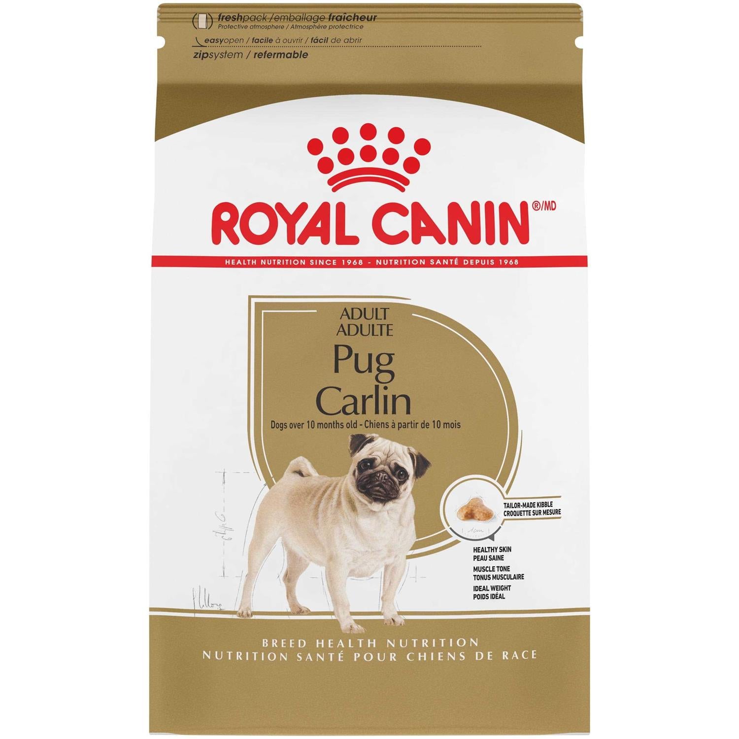 Pug Adult Dry Dog Food G6027