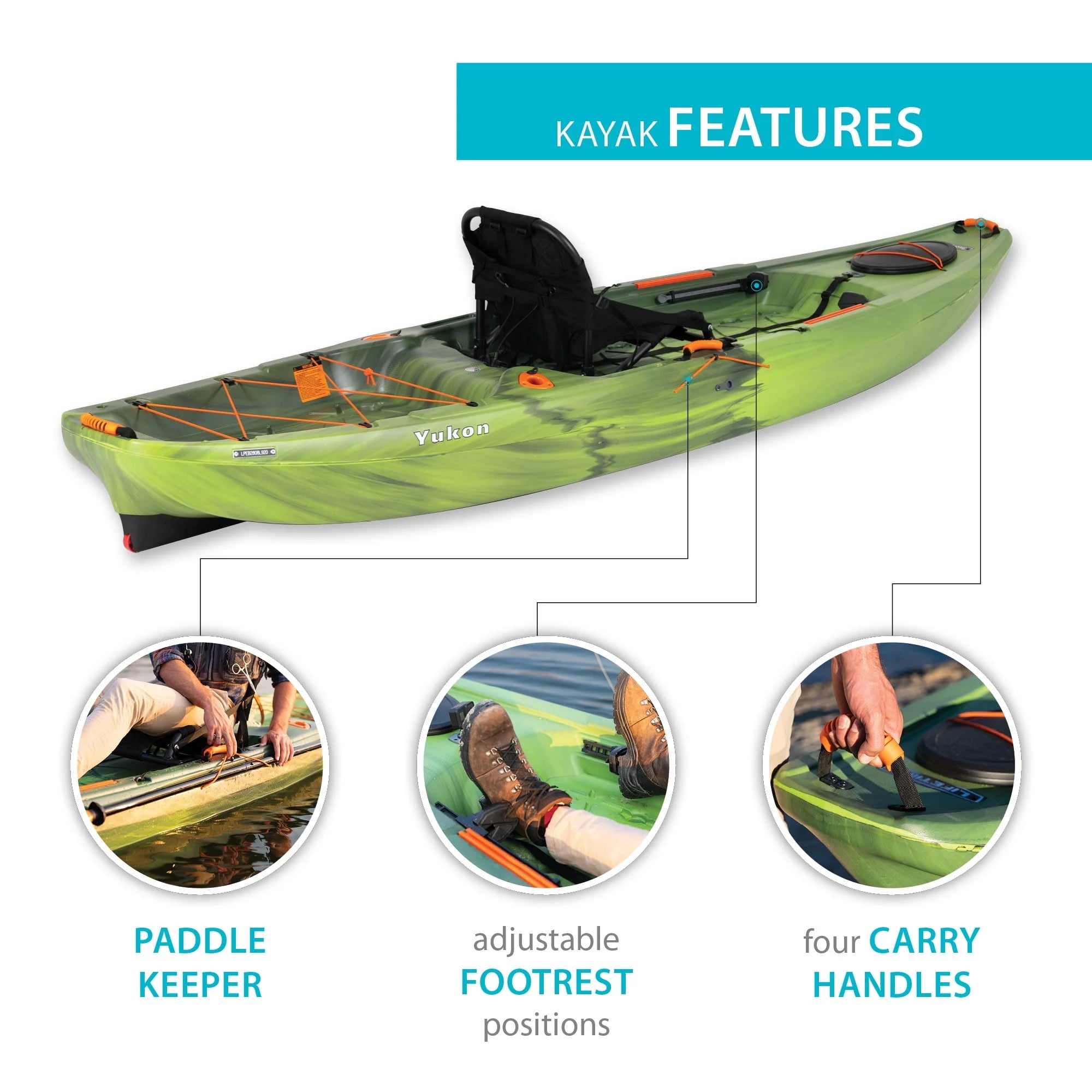 116 inch Sit-on-Top Fishing Kayak R427