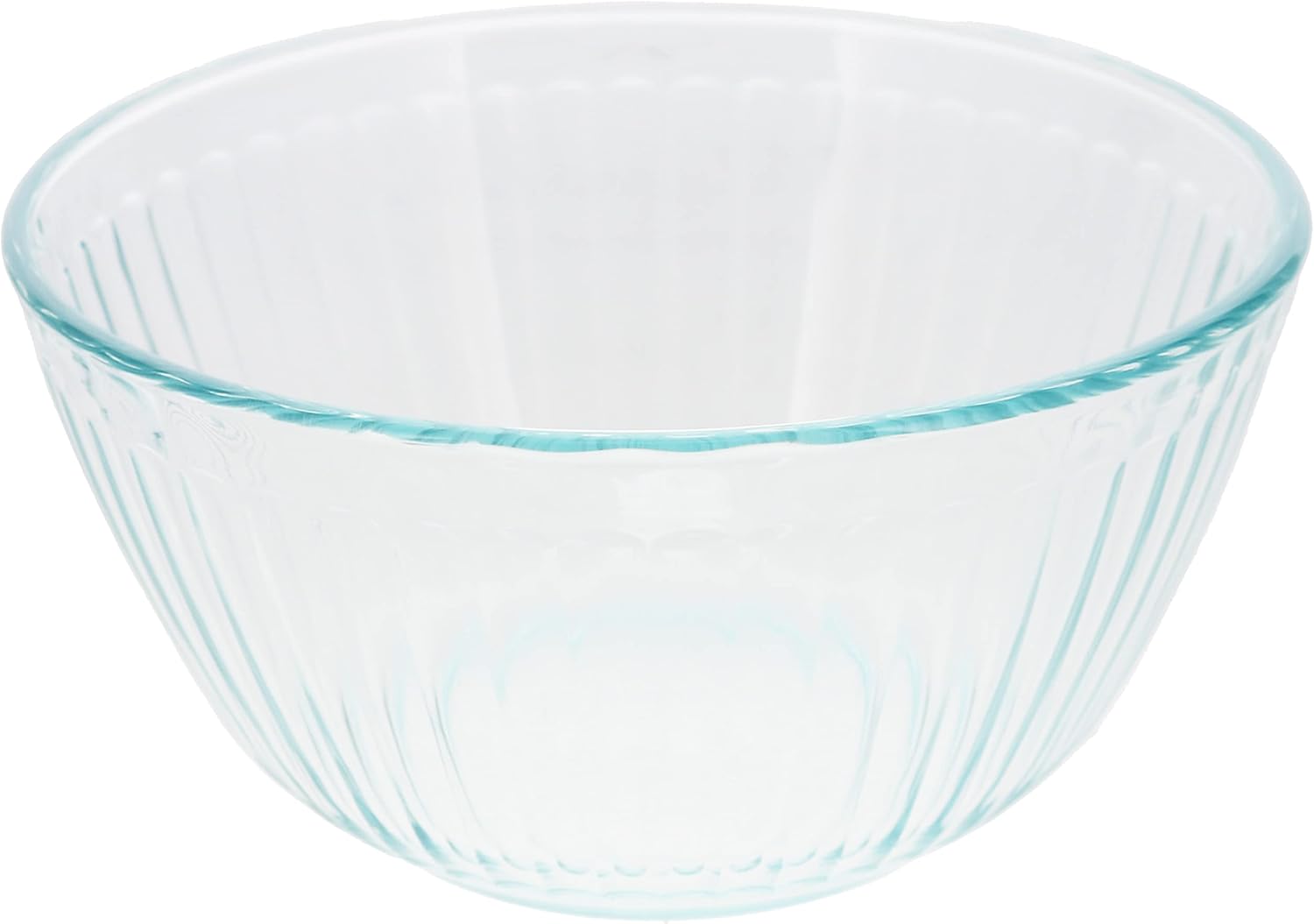 6-Cup Glass Mixing Bowls with Blue Spruce Lids W5660