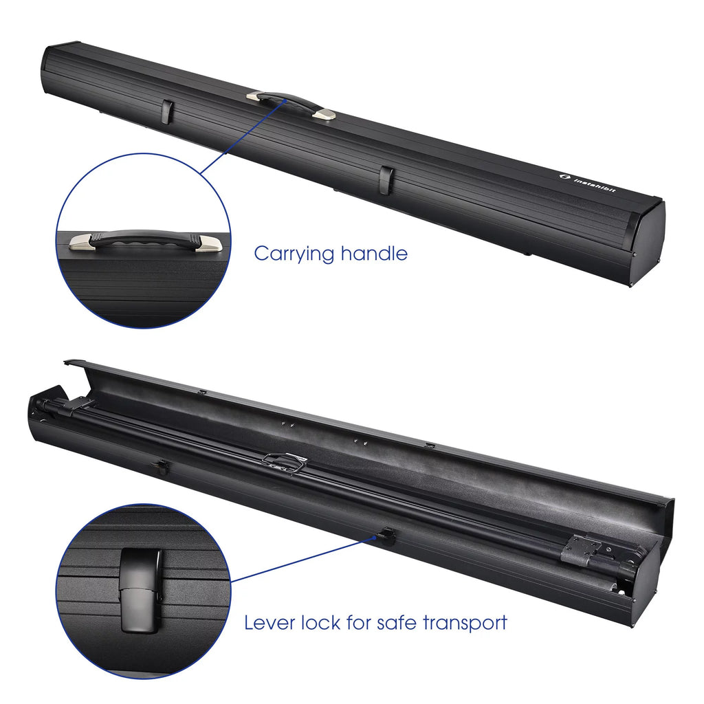 60" Pull Up Portable Floor Projector Screen 48"x36" 1.3 Gain 4:3 HD Projection Screen with Aluminum Case G82900