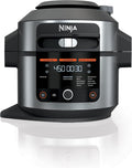 8 Qt. Pressure Cooker Steam Fryer with SmartLid, Silver/Black M71391