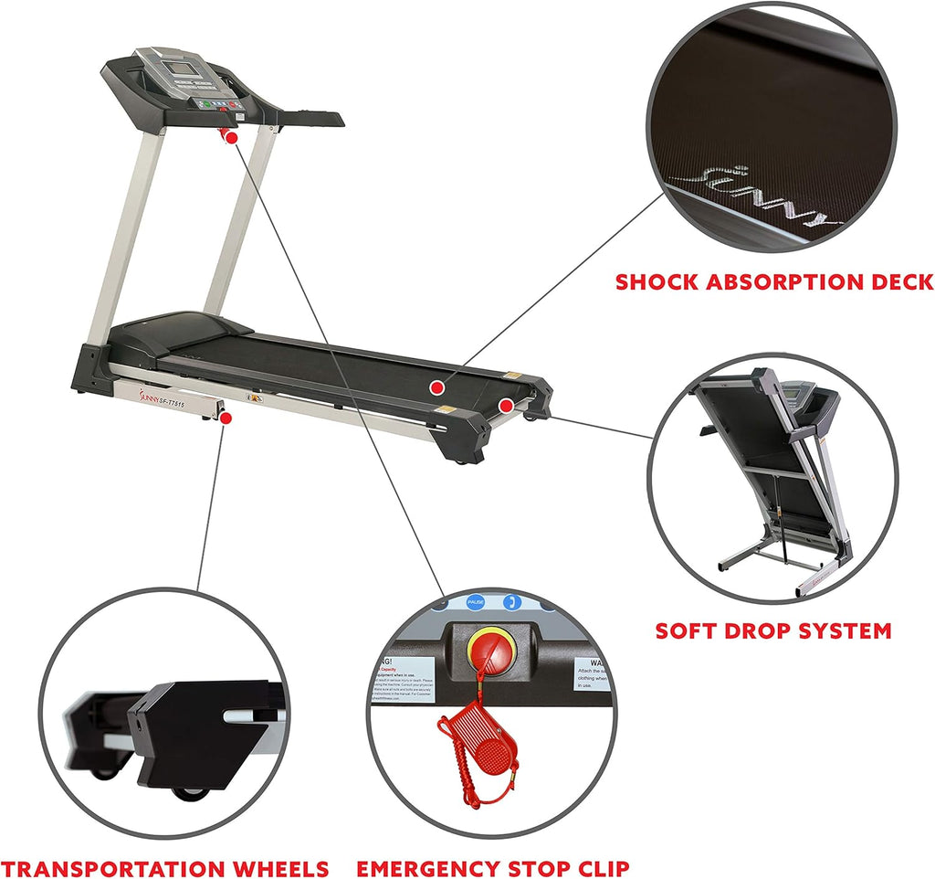 Grey Treadmill with Auto Incline L3643