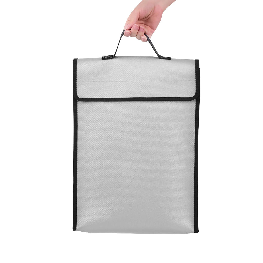 Fireproof Document Bag Waterproof Heat Insulation 1200℃ Fire Resistant Big Capacity Bag D5232