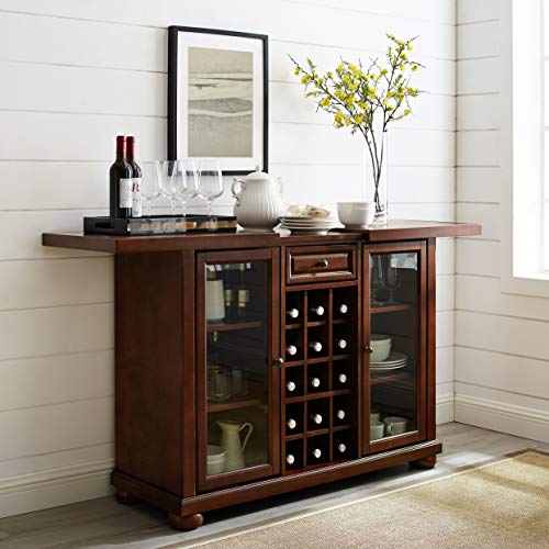 Black Sliding Top Bar Cabinet E5606