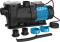 2HP 6950 GPH 115V Single Speed Self Priming Pool Pump with Strainer Basket Y607