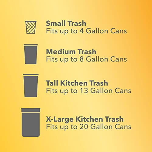 13 Gal 90 Ct Trash Bags H2809