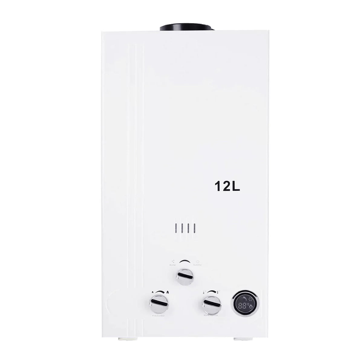 12L Tankless Water Heater LPG Liquid Propane Gas Instant Hot Boiler with Digital Display W63539