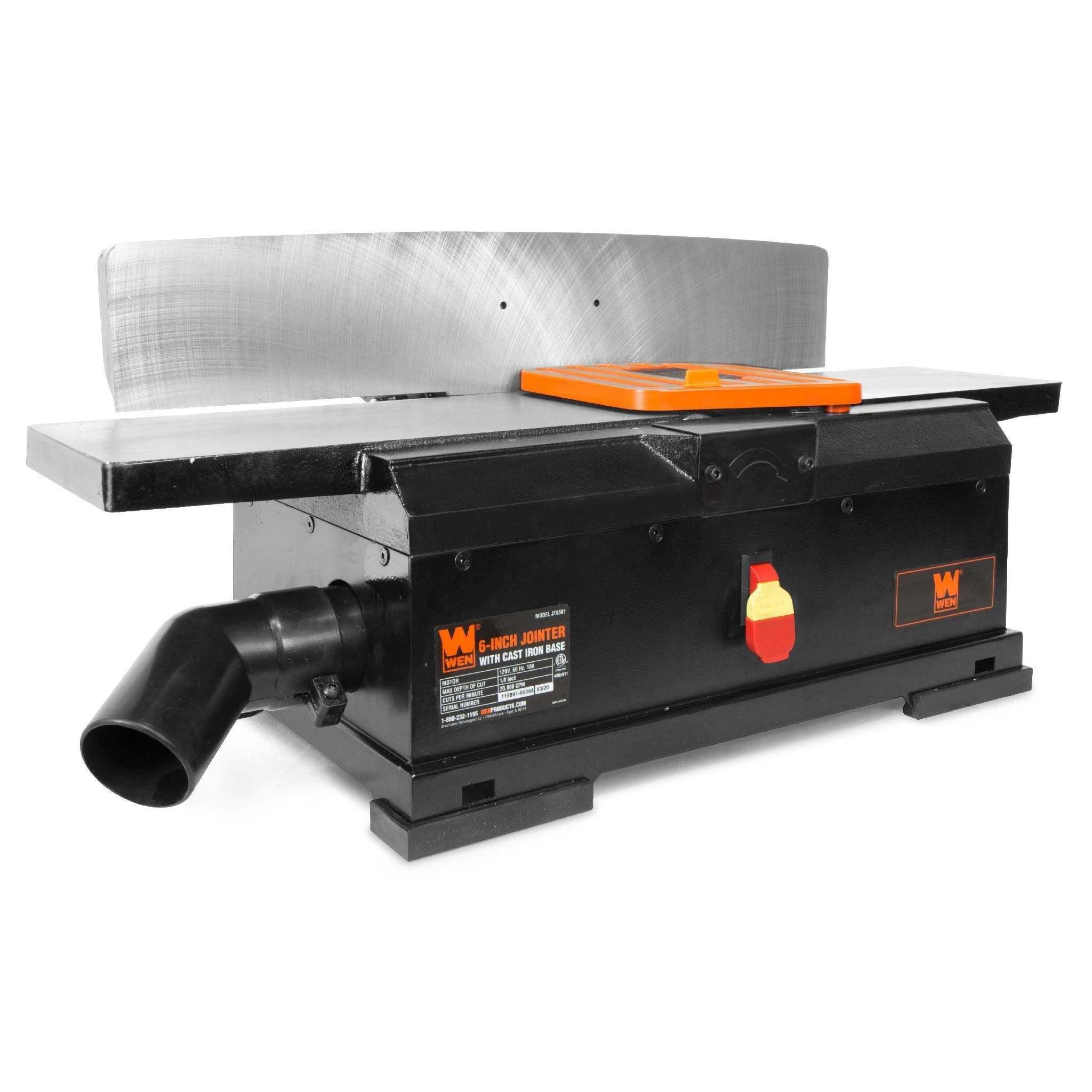 10 Amp 6 in. Corded Benchtop Jointer with Cast Iron Table and Fence C988970