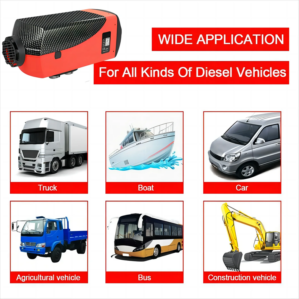 8KW 12V Diesel Air Heater with Remote Control Y168503