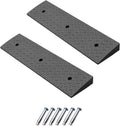 2 Pack 2'' Rise Rubber Curb Ramp Heavy Duty 3 Tons Driveway Ramp S397061