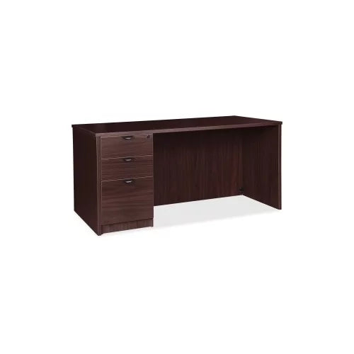 Espresso Laminate 3-Drawer Desk 72" x 36" x 29" V1912