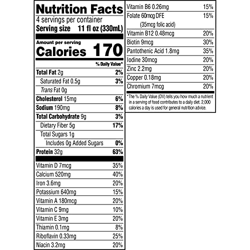4 Count Protein Shake, Chocolate F2405