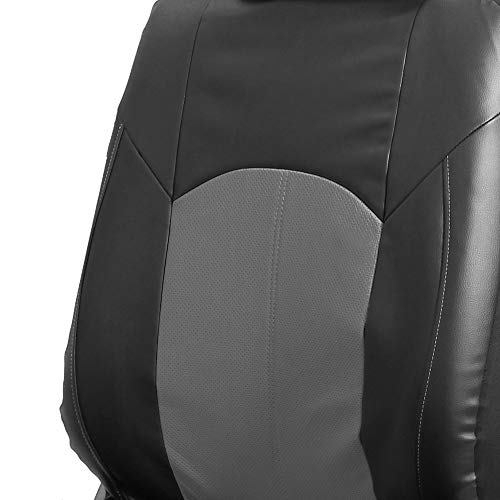 Beige PU Leather Car Seat Cover Full Set Q152