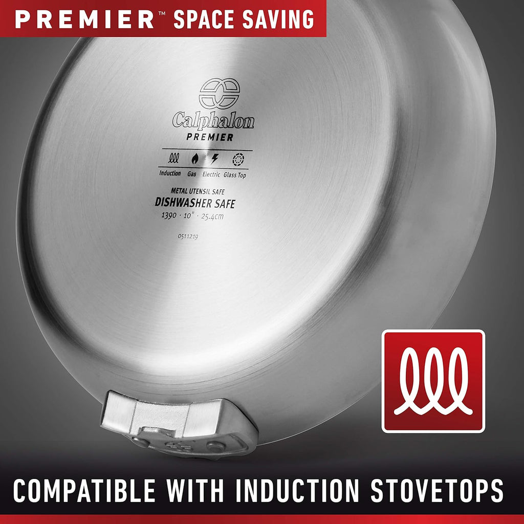 10-Piece Stainless Steel Cookware Set F34483