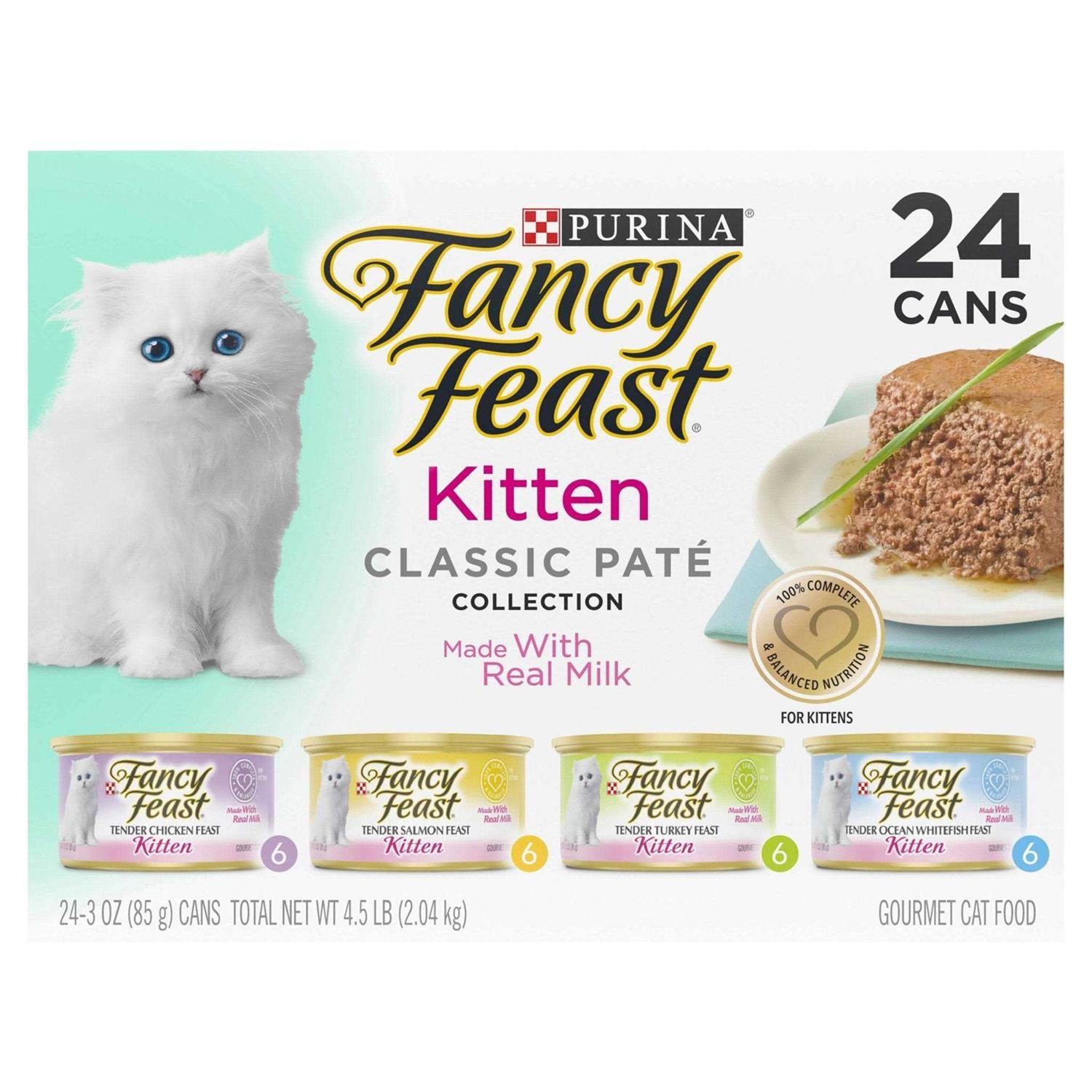 Grain Free Pate Wet Kitten Food Variety Pack R311