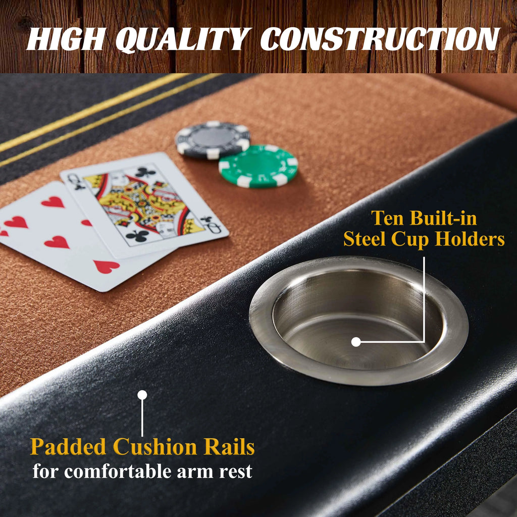 10-Player Poker Table D74400