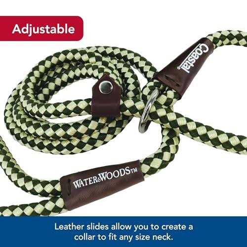 Braided Rope Dog Slip Leash Y33860