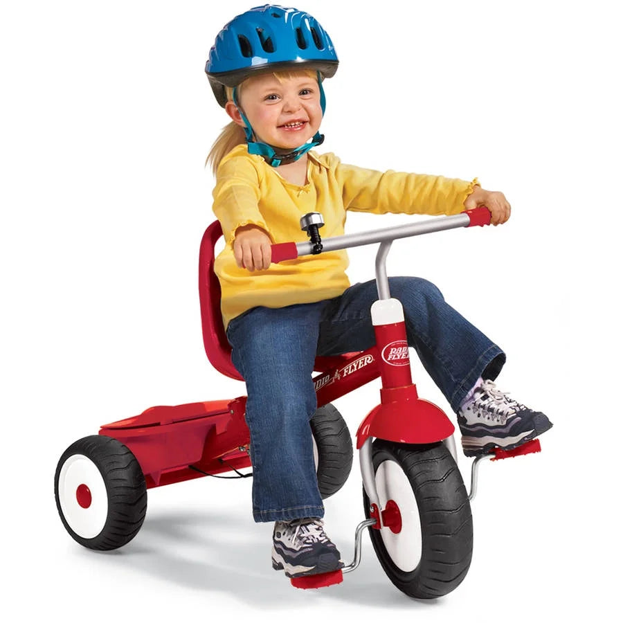Red Tricycle with Parent Push Handle X14260