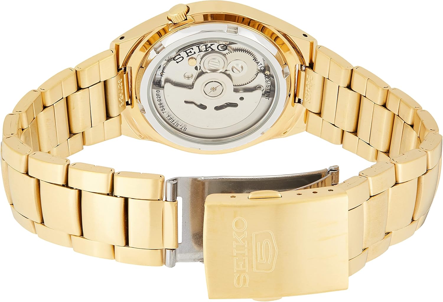 Gold Dial Gold-Tone Stainless Steel Automatic Watch O651