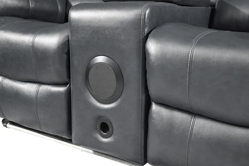 Brown Power Recliner Sectional Sofa K936