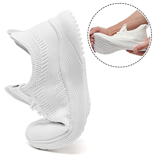 Womens Slip On Memory Foam Sneakers S807