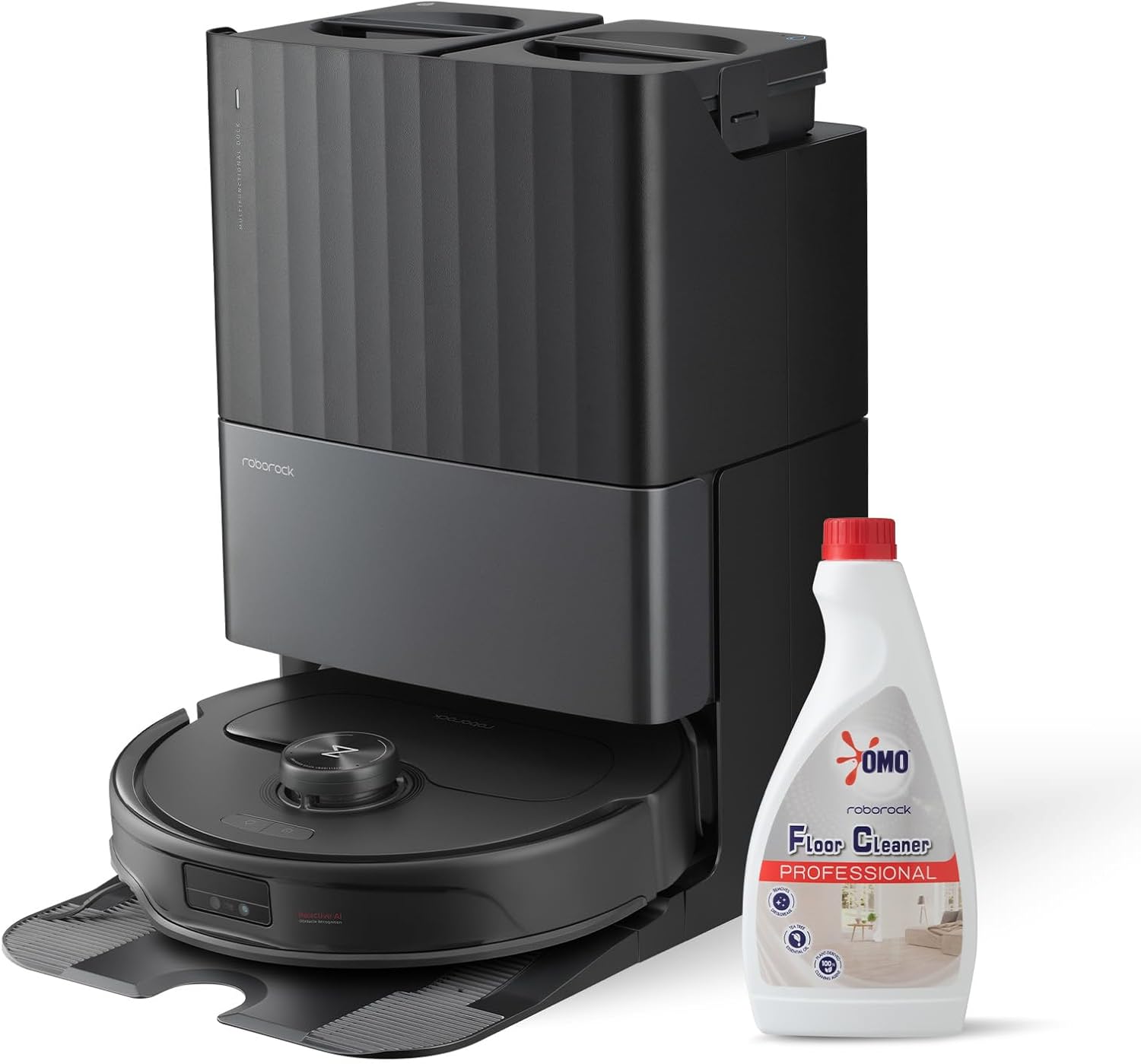 Robot Vacuum and Mop with Multi-Surface Floor Cleaning Solution Q45266