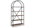 Brown/Black Bookcase E346887