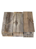Rustic Weathered Reclaimed Wood Planks (6 planks - 24" long) I40034
