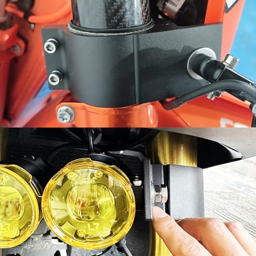 Round Tube Clamp Mounting Kit Aluminum Alloy Bracket for Off-Road Lights (1.57~1.77" Clamp) S552088