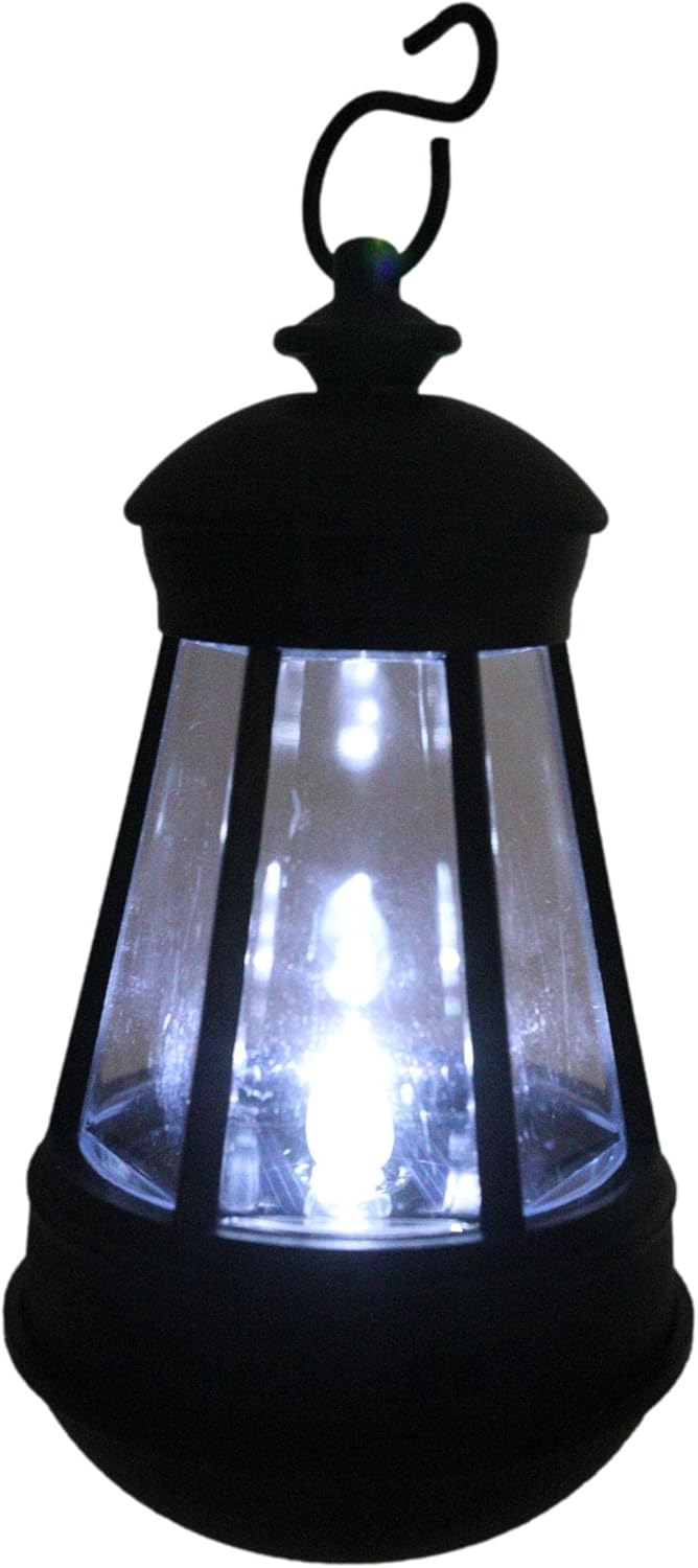 Set of 2 Plastic Solar Hanging LED Lantern X13251