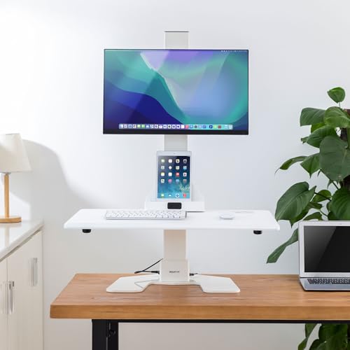Electric Standing Desk Converter with Monitor Mount E202476