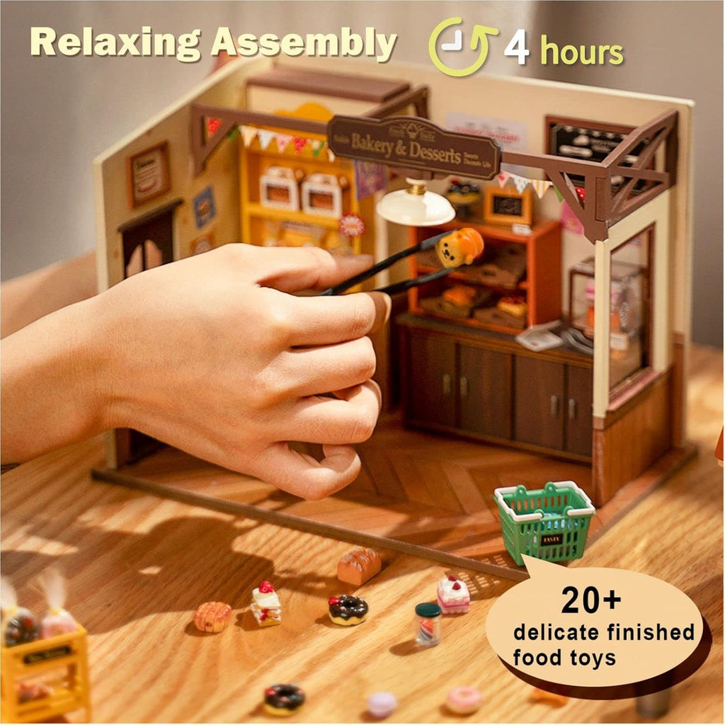 DIY Miniature Doll House Kit with LED A6461