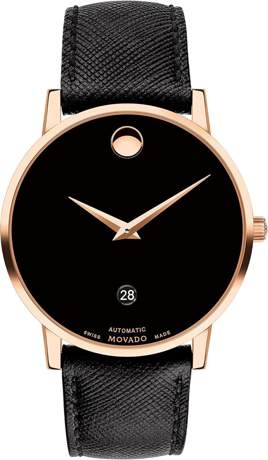 Swiss Automatic Calfskin Strap 40mm Watch S4698