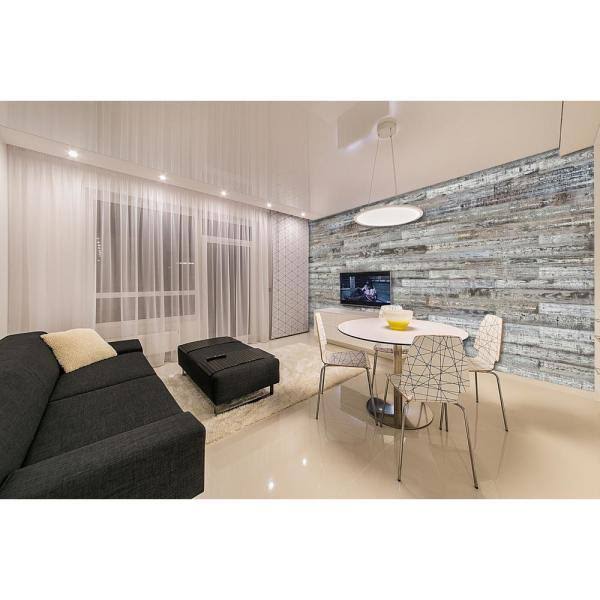 Thermally-Modified Barn Wood Wall Planks 48 in. 10 Sq. ft L321