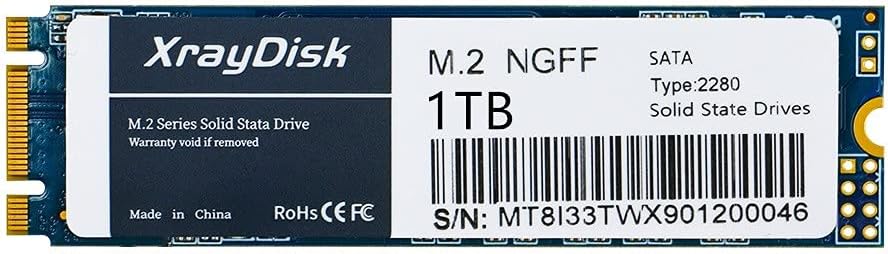 1TB M.2 2280 SATA III Internal Solid State Drive G4876