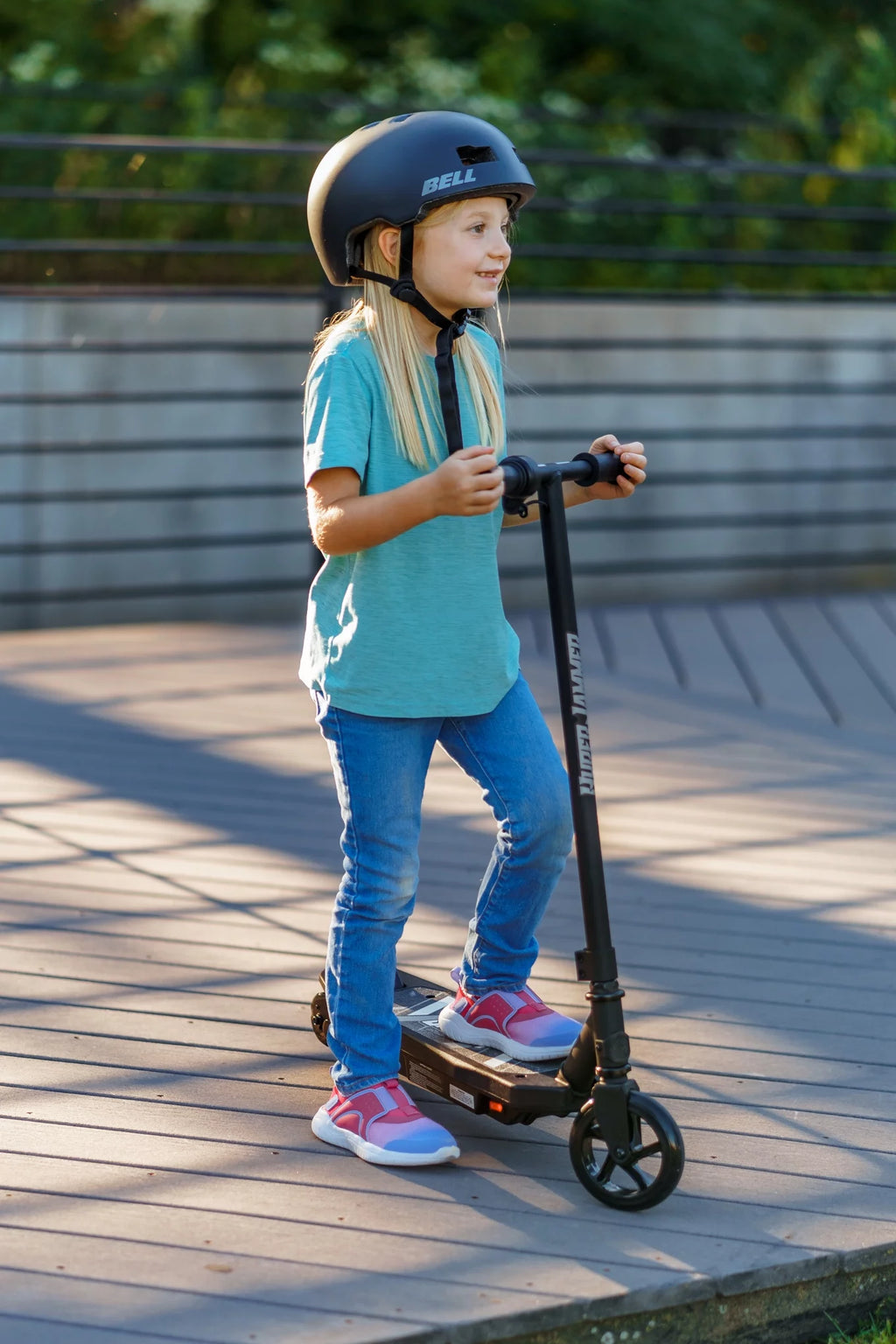 12V Electric Scooter Ride on, 10 mph Max Speed, Ages 8+ Y704