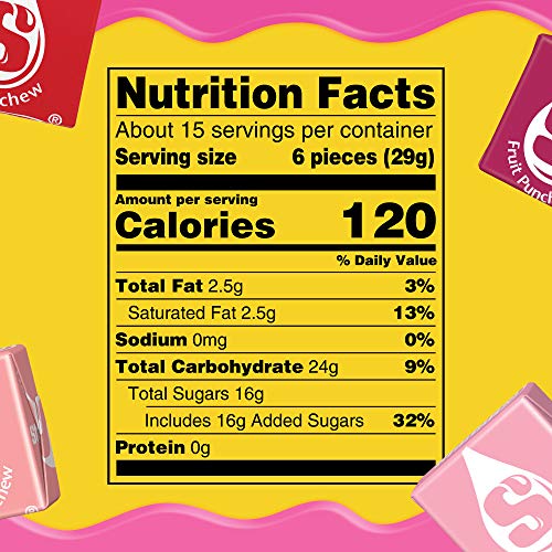 15.6 oz Fruit Chews Candy T820640