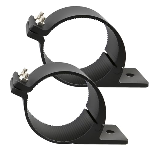 Round Tube Clamp Mounting Kit Aluminum Alloy Bracket for Off-Road Lights (1.57~1.77" Clamp) S552088