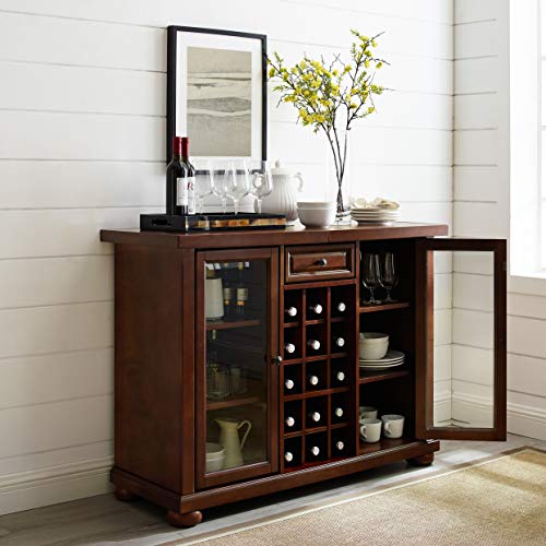 Black Sliding Top Bar Cabinet E5606