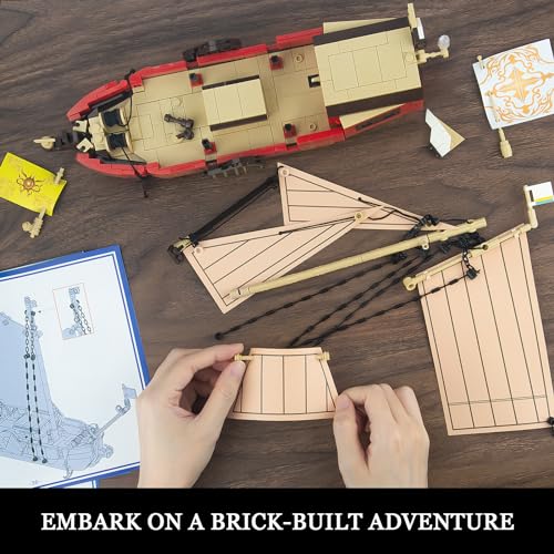 495Pcs Sailboat Building Blocks Set K607853