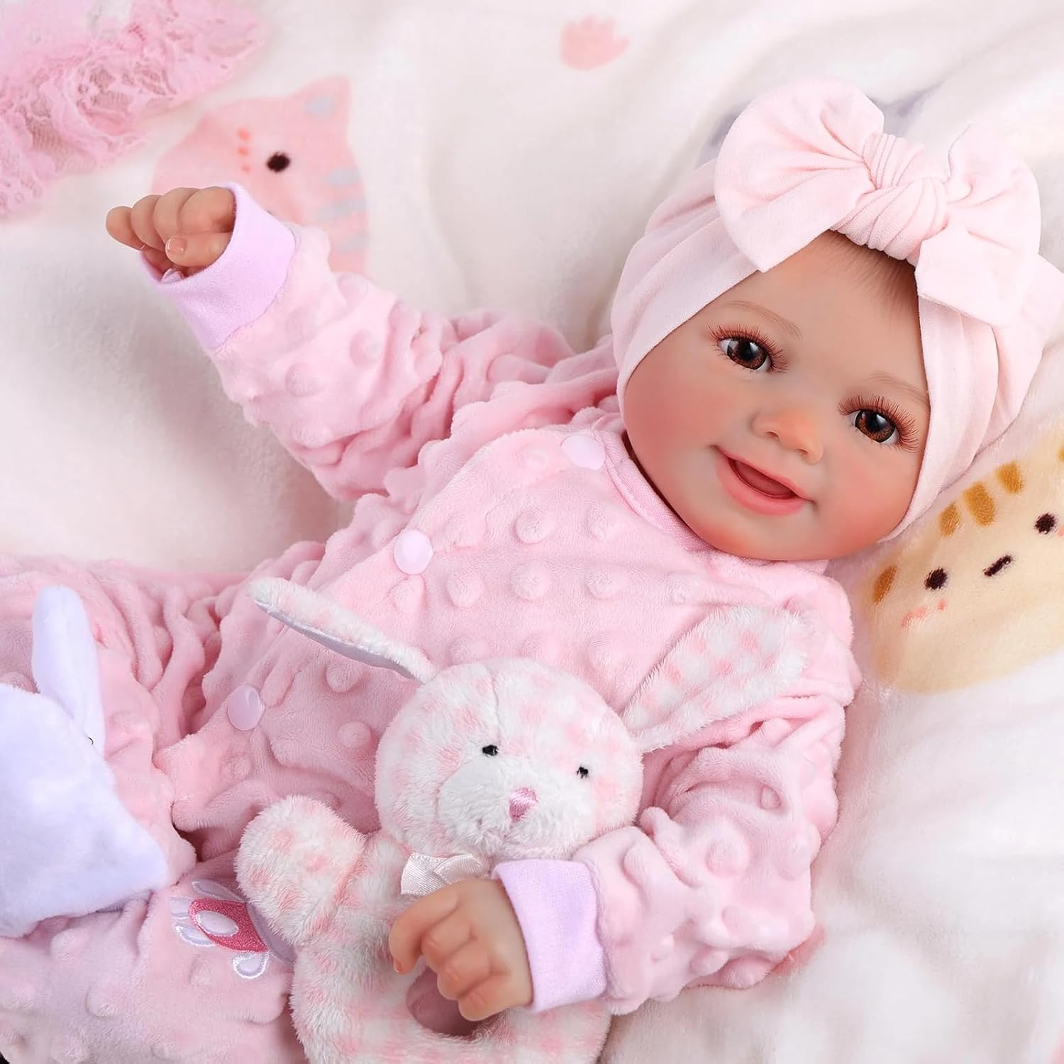 17-Inch Full Body Vinyl Realistic Baby Doll E79568