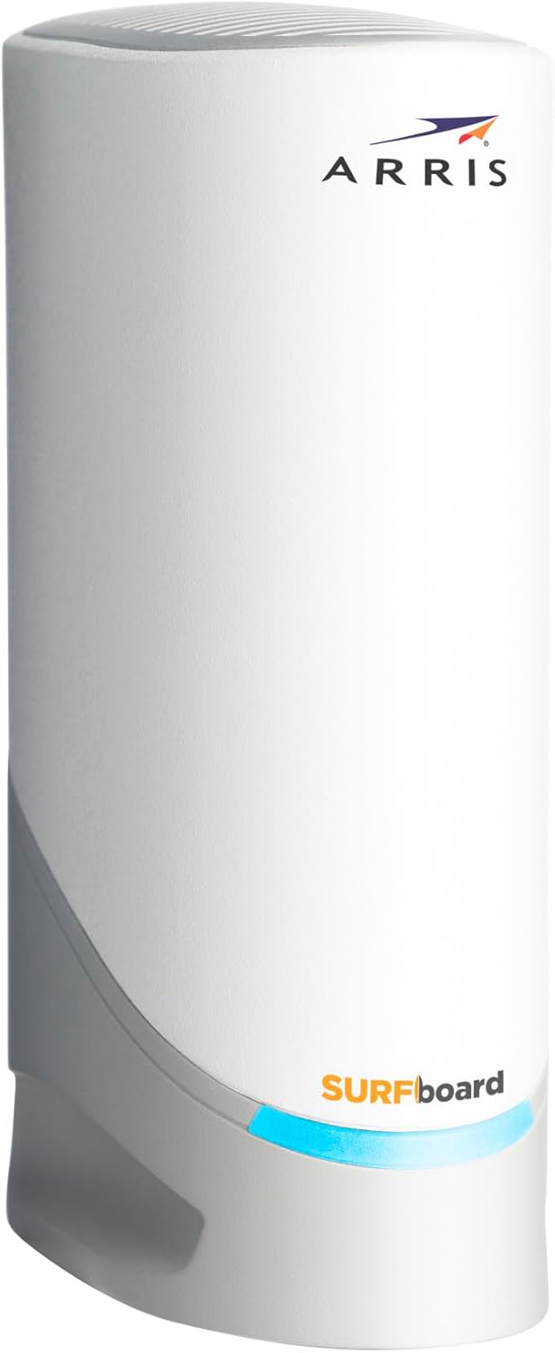 White Cable Modem with 2.5 Gbps Ports T890