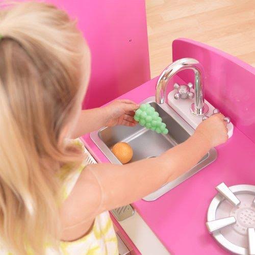 Pink Retro Kitchen and Refrigerator Y7017